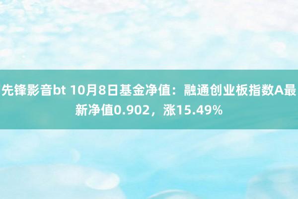 先锋影音bt 10月8日基金净值：融通创业板指数A最新净值0.902，涨15.49%