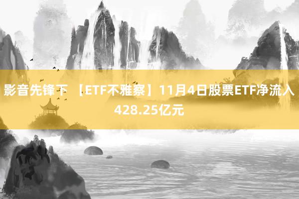 影音先锋下 【ETF不雅察】11月4日股票ETF净流入428.25亿元